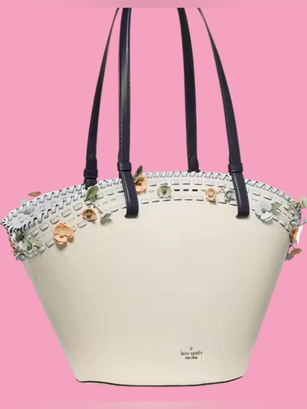 kate spade Leather Large Dahlia Bag/Tote Mag.snap Close NWT RP$459. +Wristlet